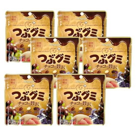 春日井製菓 つぶグミチョコの贅沢 50g×6袋