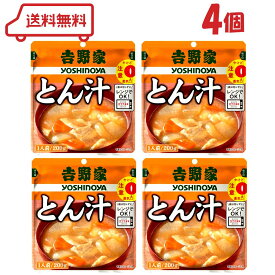 吉野家 常温保存タイプ とん汁 200g × 4袋