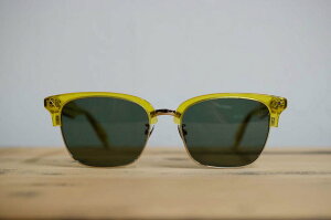 [ Mr.CASANOVA ] STOMP4 / Clear Yellow×Silver / Green Smoke Lens