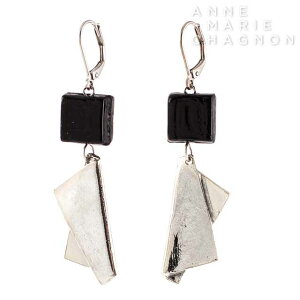 シンプル デザイン ピアス イヤリングに変更できる 金属アレルギーを起こしにくい素材でお肌にやさしい アンマリーシャニョン ブランド レディース アクセサリー シルバー メタリック ブ