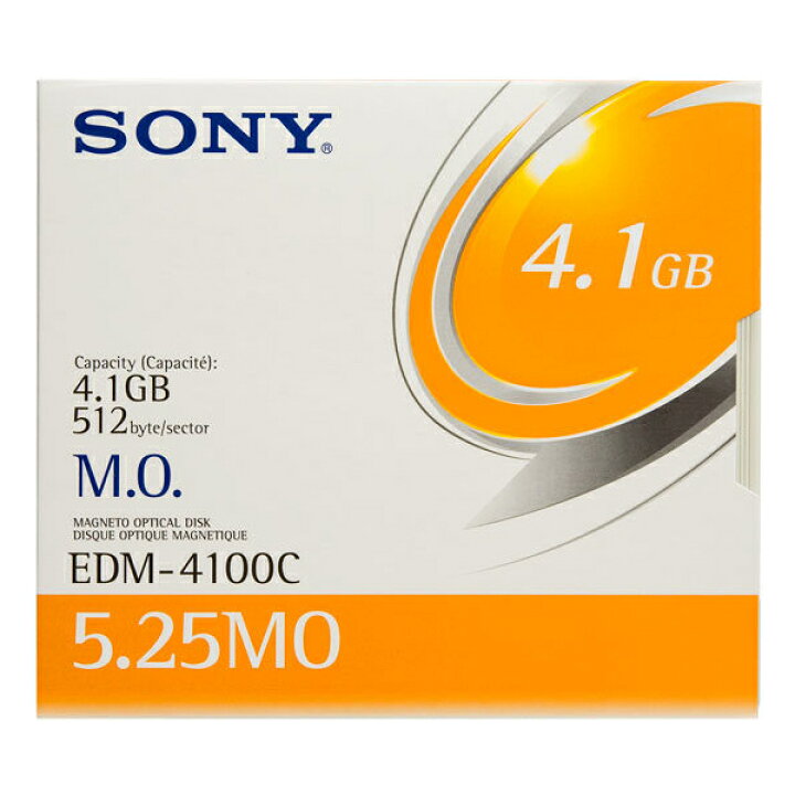 楽天市場】新品 SONY 5インチ MOディスク 4.1GB EDM-4100C 5.25インチ 