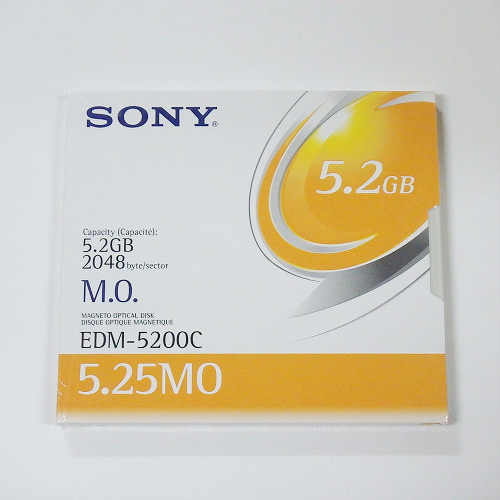 楽天市場】SONY 5インチ MOディスク 5.2GB EDM-5200C 5.25インチ 5型