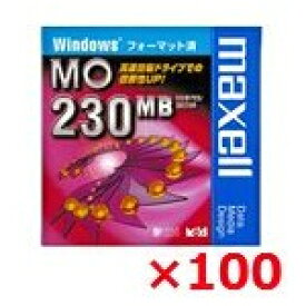 新品 マクセル 3.5インチ MOディスク 230MB Windowsフォーマット 100枚セット maxell 3.5inch MO DISK 230MB Windows formatted 100pcs MOメディア
