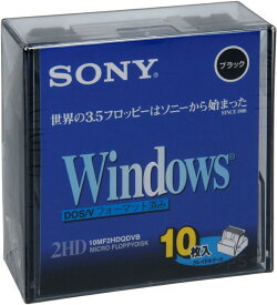 新品 SONY 3.5インチ 2HD フロッピーディスク Windowsフォーマット 1ケース10枚入