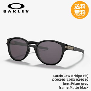 OAKLEY �I�[�N���[ Latch (Low Bridge Fit) OO9349-1953 934919 Prizm grey / Matte black�y���������z