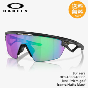 OAKLEY �I�[�N���[ Sphaera 940306 Prizm golf / Matte black�y���������z