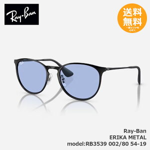 RayBan ���C�o�� �T���O���X RB3539 ERIKA METAL RB3539 002/80 54-19�y���������z