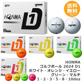 【本間ゴルフ】HONMA ゴルフボール D1 BT2401【送料無料】