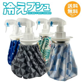冷えプシュ 2024 氷のう アイスバッグ ミストスプレー付 結露軽減タイプ 【送料無料】