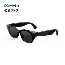 【Meta公式ストア】 Meta Capri スマートグラス、 クラシックブラック クリア/グレーTransitions®レンズ AIグラス