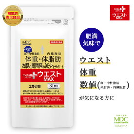 【4/26はお得！】 メタプラス ウエストマックス 93粒（31日分） エラグ酸 サプリ サプリメント 内臓脂肪 体脂肪 アフリカマンゴノキ Lカルニチン キャンドルブッシュ 機能性表示食品 血中中性脂肪 体重 お腹の周囲径 女性 男性 大容量 お徳用 メタボリック