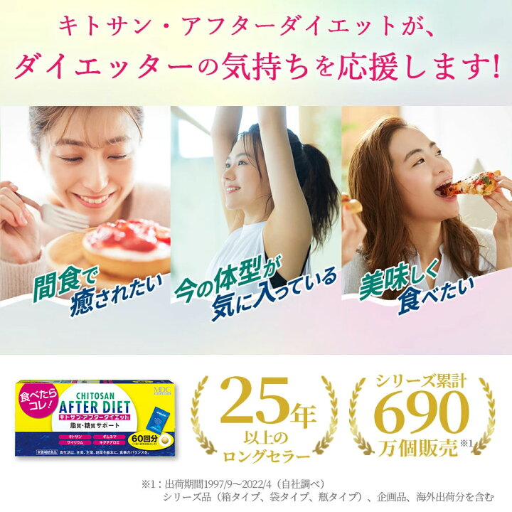 楽天市場】【ポイント10倍！お買い物マラソン】 キトサン アフター 