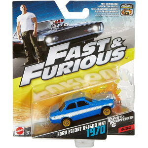 �y1/55 1970 FORD ESCORT RS1600 MK1(BLUE)�zFAST6 ���C���h�E�X�s�[�h ���[���~�b�V���� ������ MATTEL HOTWHEELS