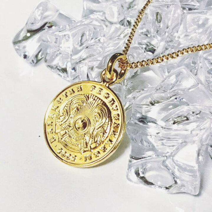 楽天市場】カザフスタン 18金 18K コーティング 外国のコイン 