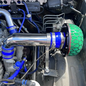ジムニー JB23 4〜10型 HKSエアークリーナー、スクリュー内蔵サクションパイプ