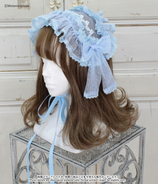 楽天市場】メタモルフォーゼ Fairyフリルヘッドドレス【ロリータ  