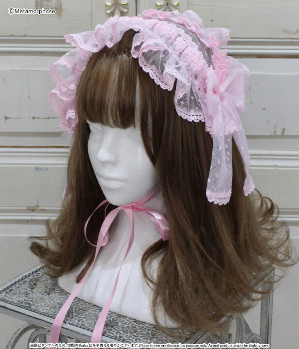 楽天市場】メタモルフォーゼ Fairyフリルヘッドドレス【ロリータ 