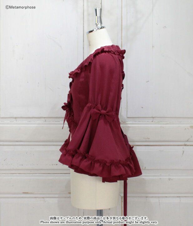 楽天市場】メタモルフォーゼ フリル姫袖ボレロ【2サイズ展開 