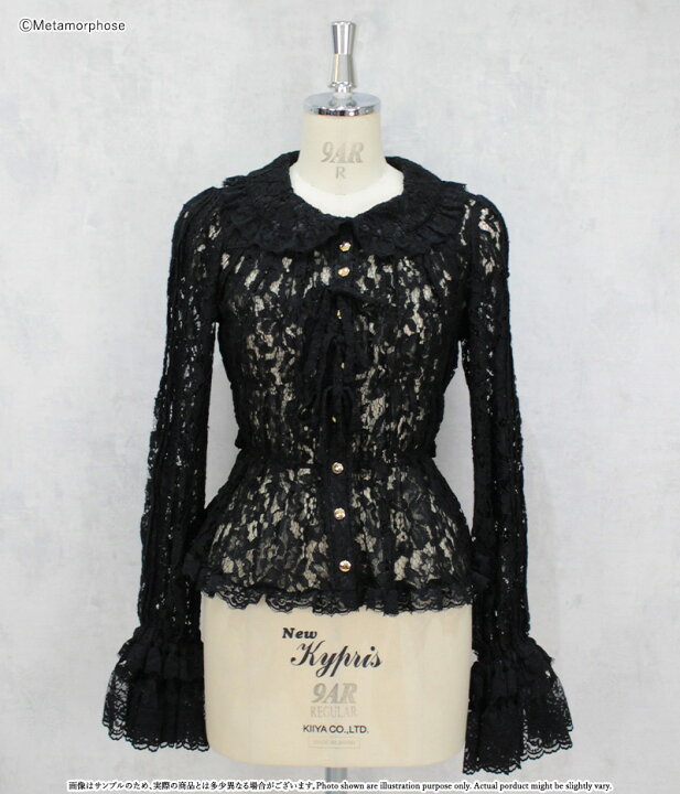 楽天市場】メタモルフォーゼ Classy Laceケープ付ブラウス【ロリータ  