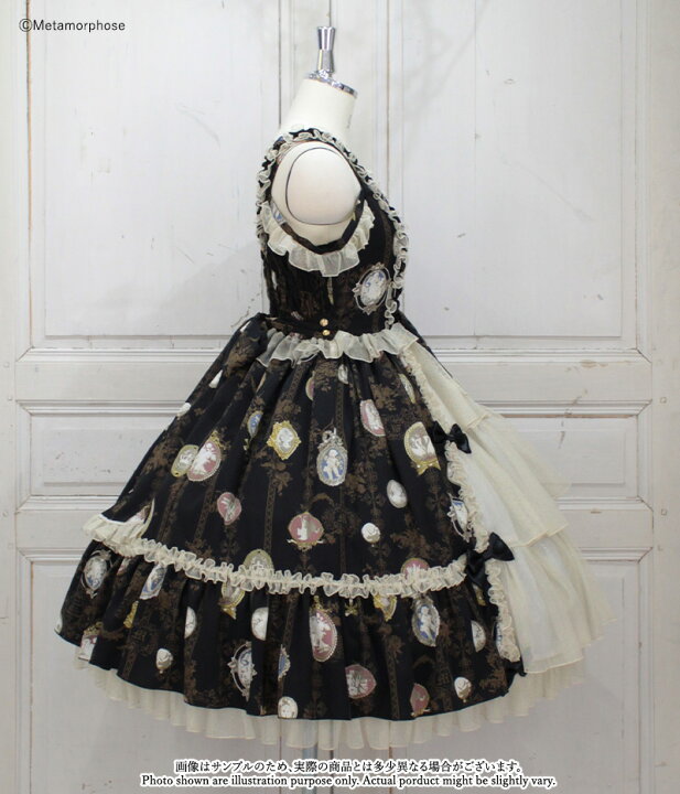 楽天市場】メタモルフォーゼ Vintage cameo チュールフリルリボン 