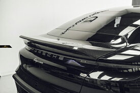 【FUTURE DESIGN 正規品】Porsche ポルシェ Taycan タイカン リア スポイラー 本物Drycarbon ドライカーボン エアロ カスタム FDGT