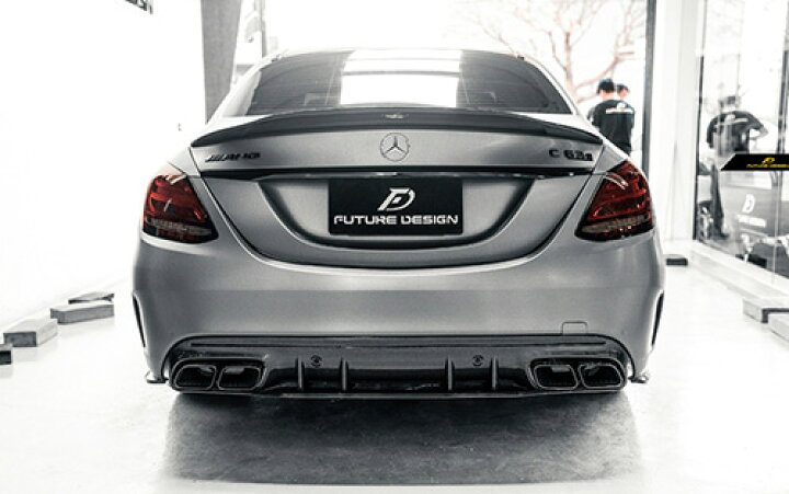 楽天市場 Future Design Benz メルセデス ベンツ Cクラス W5 セダン S5 ワゴン C63用 改造型ed1仕様 ディフューザー 本物drycarbon ドライカーボン エアロ カスタム Meteo 楽天市場店