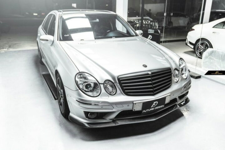 楽天市場 Future Design Benz メルセデス ベンツ E Class W211 E63ルック 改造用 フロントバンパー エアロ カスタム グリル付 Meteo 楽天市場店