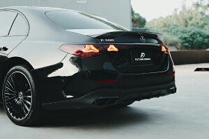 【FUTURE DESIGN】BENZ メルセデス・ベンツ E-Class W214 セダン トランク用 リアスポイラー 本物DryCarbon ドライカーボン エアロ カスタム AMG