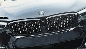 【FUTURE DESIGN】BMW G30 セダン G31 ツーリング フロント用 ダイヤモンド 艶ありブラックキドニーグリル センターグリル523 530 540 M5 S2