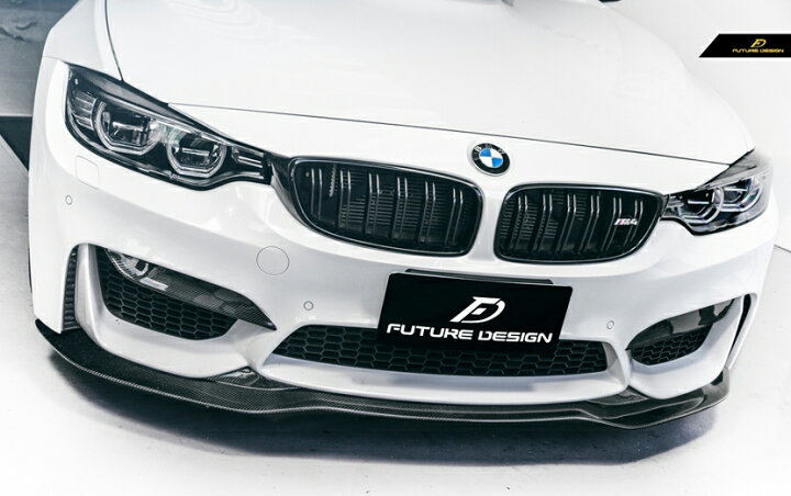 楽天市場】BMW F80 F82 M3 M4 フロントバンパー用 カーボンリップ 