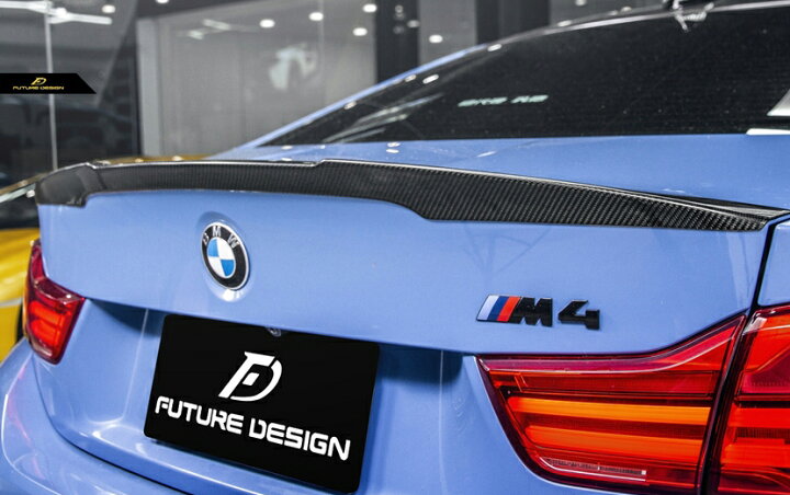 楽天市場】BMW F82 M4 トランク用 リアスポイラー ウィング カーボン 