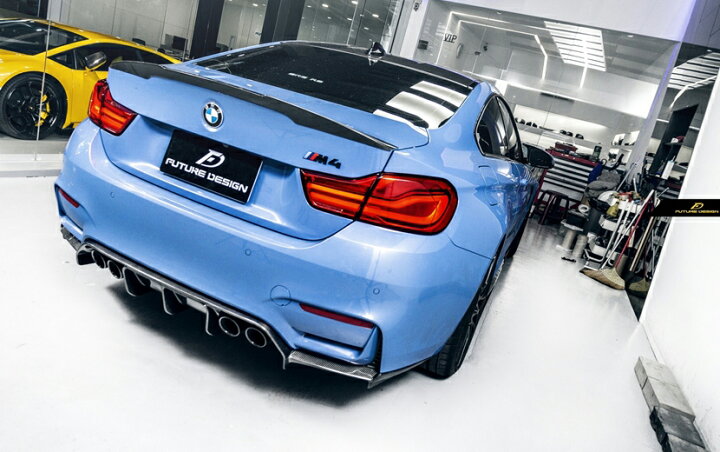 楽天市場】BMW F82 M4 トランク用 リアスポイラー ウィング カーボン  