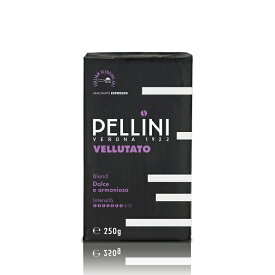 【2袋で送料無料♪】　Pellini　エスプレッソコーヒー エスプレッソペリオーレ NO1 真空パック　1袋入アラビカ種 ロブスタ種 コーヒー粉 ノーマルロースト 極細挽き イタリア 250g　coffee Italian espresso Ground【正規輸入品】