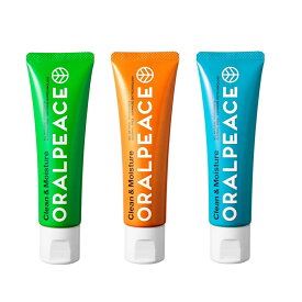 オーラルピース クリーン&モイスチュア 80g医療 介護 研磨剤フリー 天然由来化学成分無配合 口腔ケア 口臭 保湿