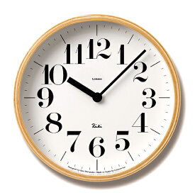 Lemnos（レムノス）Riki Clock S WR-0401S シンプル 掛け時計 インテリア 置き時計 おしゃれ 時計 祝い ギフト プレゼント ラッピング 壁掛け クロック デザイン時計 国産 渡辺力