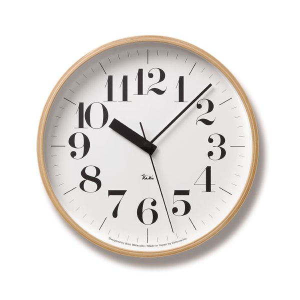 人気ブランドを Lemnos レムノス Riki Clock 電波時計 L RC WR08-27 2021年ファッション福袋