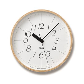 Lemnos（レムノス）Riki Clock RC L 電波時計 WR08-26 シンプル 掛け時計 インテリア 置き時計 おしゃれ 時計 祝い ギフト プレゼント ラッピング 壁掛け クロック デザイン時計 国産 渡辺力