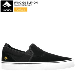 GJ Emerica Xj[J[ XP[gV[Y Y fB[X Cm G6 Xb| WINO G6 SLIP-ON ubN zCg S[h 2025SS 25SPRING snkyCz2503trip