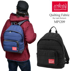 �}���n�b�^���|�[�e�[�W Manhattan Portage �L���e�B���O�t�@�u���b�N �r�b�O�A�b�v���o�b�N�p�b�N(�S2�F)(MP1209QLT19)Quilting Fabric Big Apple Backpack �����Y ���f�B�[�X�y���z bpk 1911trip