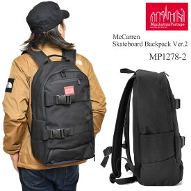【正規取扱店】マンハッタンポーテージ Manhattan Portage マッカレンスケートボードバックパック2(ブラック)(MP1278-2)McCarren Skateboard Backpack Ver.2 メンズ レディース【鞄】 bpk 1909ripe