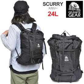 【正規取扱店】グラナイトギア GRANITE GEAR リュック メンズ レディース スカリー SCURRY 24L ブラック 2211200107 20SS bpk【鞄】2007trip