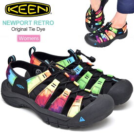 【正規取扱店】 キーン KEEN サンダル レディース ウィメンズ ニューポートレトロ NEWPORT RETRO オリジナルタイダイ 22.5-25cm 1018822 2021SS sdl【靴】2106ripe