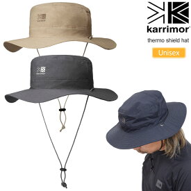 【正規取扱店】カリマー Karrimor 帽子 つば広 メンズ レディース サーモシールドハット thermo shield hat 200120 2024SS 2402ripe[M便 1/1]