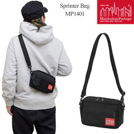 【正規取扱店】マンハッタンポーテージ Manhattan Portage ショルダーバッグ メンズ レディース スプリンターバッグ Sprinter Bag ブラック MP1401 2023SS【鞄】2212ripe