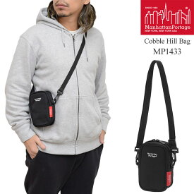 【正規取扱店】マンハッタンポーテージ Manhattan Portage ショルダーバッグ メンズ レディース コブルヒルバッグ Cobble Hill Bag ブラック MP1433 2023SS【鞄】2212ripe