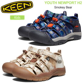 SALE 20％OFF キーン KEEN サンダル ビッグキッズ 子供用 ユース ニューポートH2 エイチツー スモーキーベア SMOKEY BEAR YOUTH NEWPORT H2 1027392 1027393 2023SS sdl【靴】2304trip【返品交換・ラッピング不可】