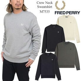 フレッドペリー FREDPERRY トレーナー メンズ クルーネックスウェットシャツ Crew Neck Sweatshirt M7535 2023AW swt【服】2311trip【割引クーポン対象外】