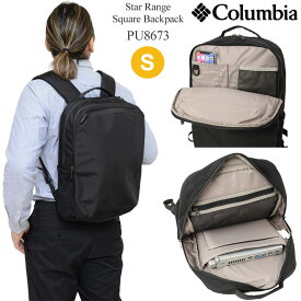 【正規取扱店】コロンビア Columbia リュック ビジネス メンズ レディース スターレンジスクエアバックパックS Star Range Square Backpack ブラック 16L PU8673 2024SS bpk bns【鞄】2402ripe