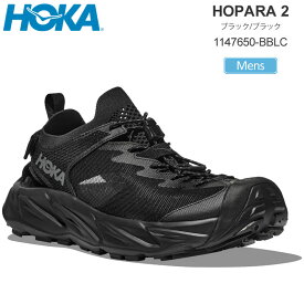 【正規取扱店】ホカ HOKA サンダル メンズ ホパラ2 HOPARA2 ブラック 1147650 2024SS sdl【靴】2403trip