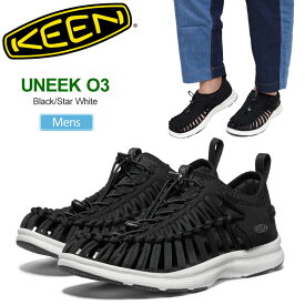 【正規取扱店】キーン KEEN スニーカー サンダル メンズ ユニーク オースリー UNEEK O3 ブラック スターホワイト 1028673 2024SS sdl snk【靴】2403trip